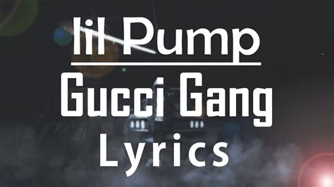 lyric gucci gang|gucci gang gay version.